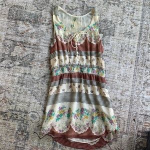 Free People silk-like dress